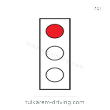 شاخصة المرور رقم 701