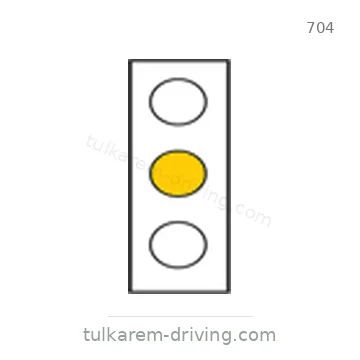 شاخصة المرور رقم 704