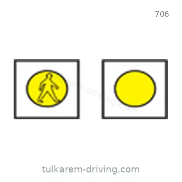 شاخصة المرور رقم 706