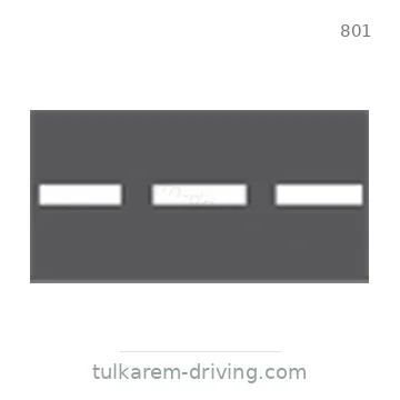 شاخصة المرور رقم 801