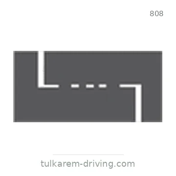 شاخصة المرور رقم 808